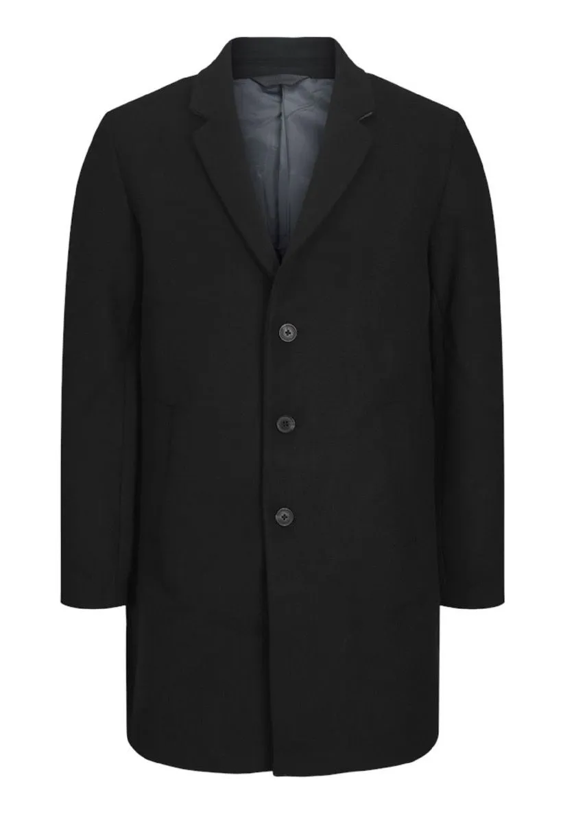 Jack Jones Morrison Wool Coat Black