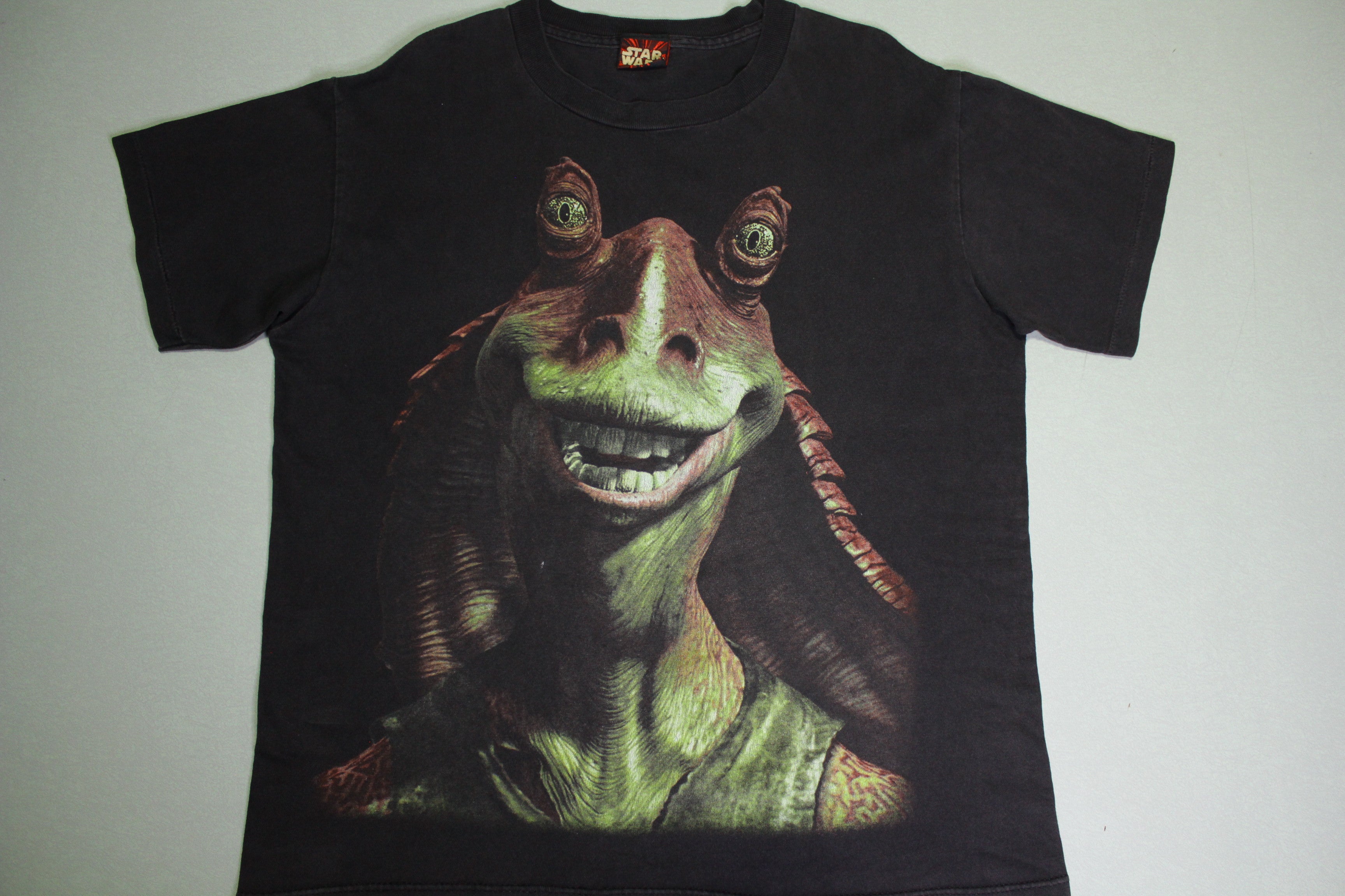 Jar Jar Binks Star Wars Episode 1 Phantom Menace Vintage 90's T-Shirt