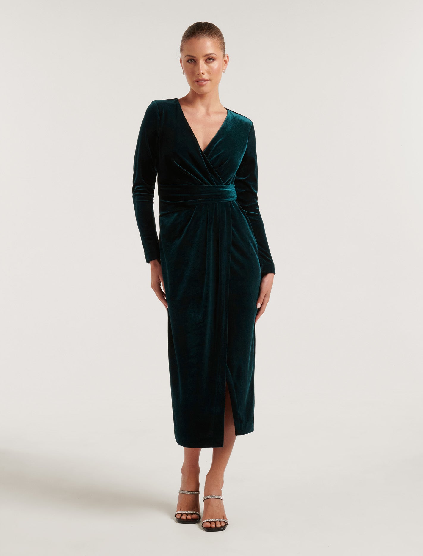 Julianne Velvet Midi Dress