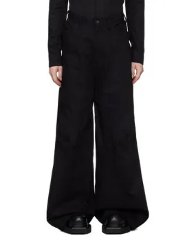 Black Wide Leg Jeans by Julius