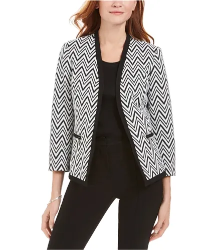 Kasper Womens Zig Zag Blazer Jacket, TW1