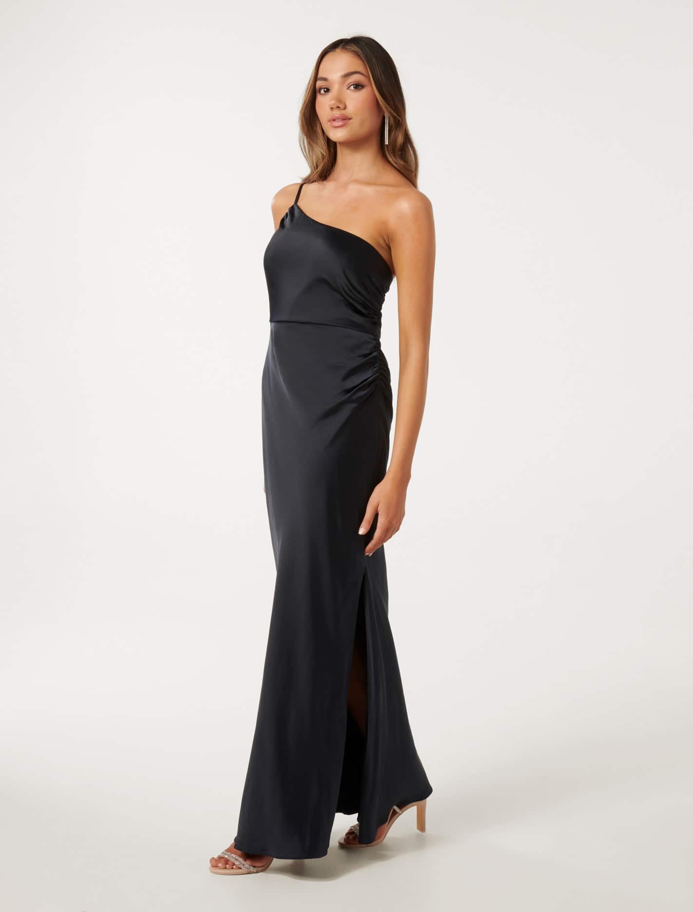 Kelly Petite One Shoulder Maxi Dress - Best Price and Selection at [website]