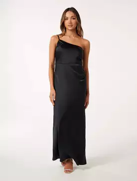 Kelly Petite One Shoulder Maxi Dress - Best Price and Selection at [website]