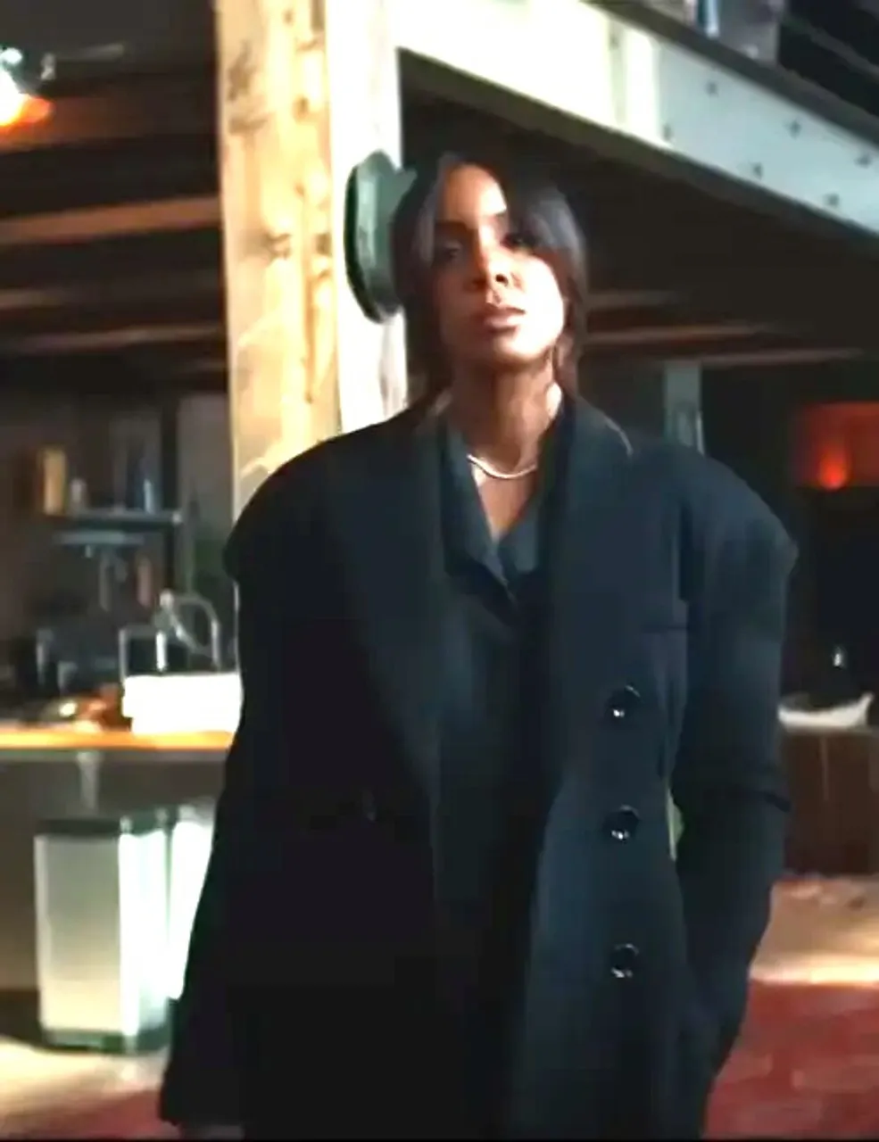 Kelly Rowland Black Coat Mea Culpa