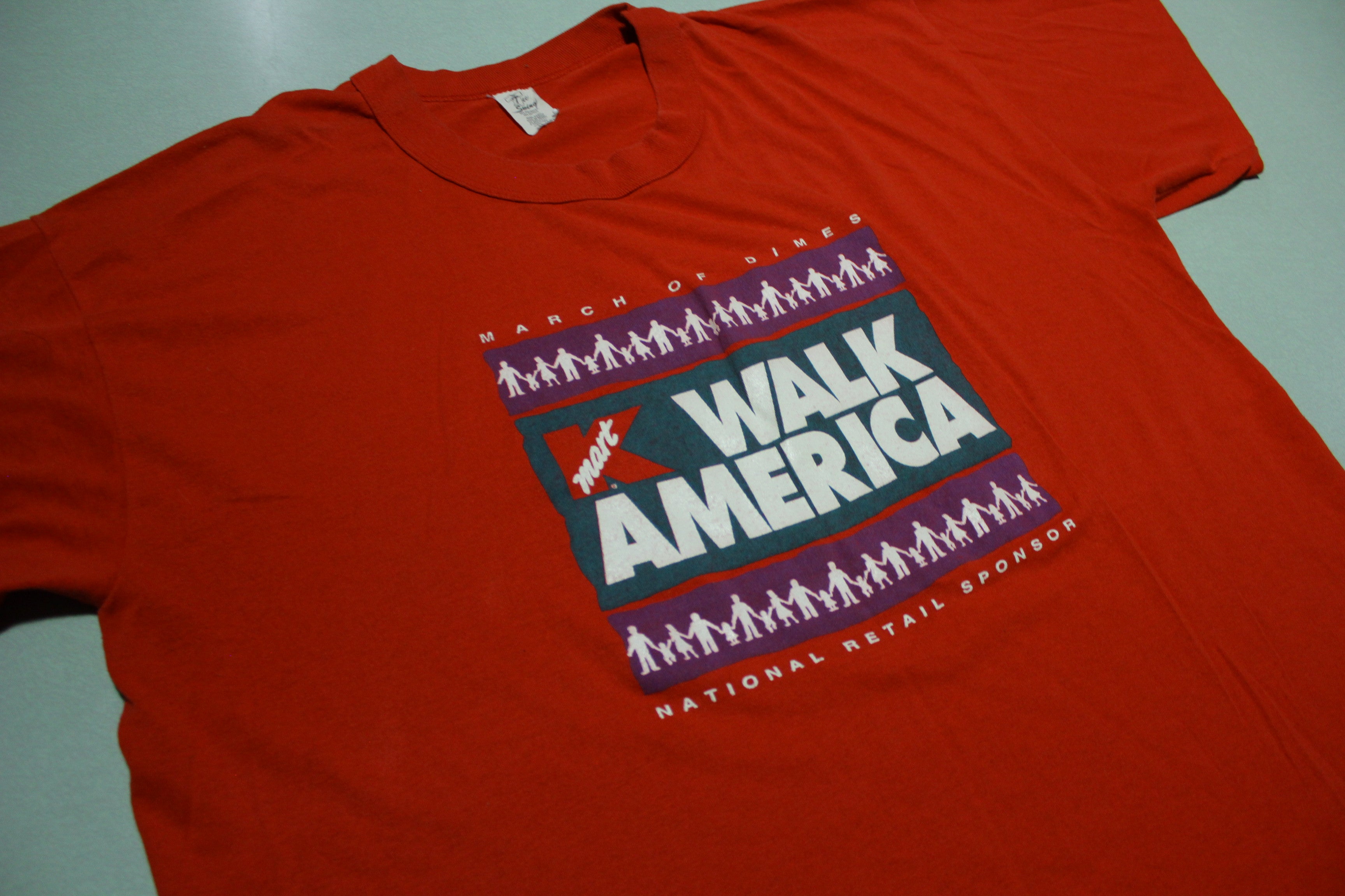 Kmart Vintage Walk America March of Dimes Made in USA T-Shirt