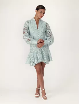 Lace Mini Dress - Iris