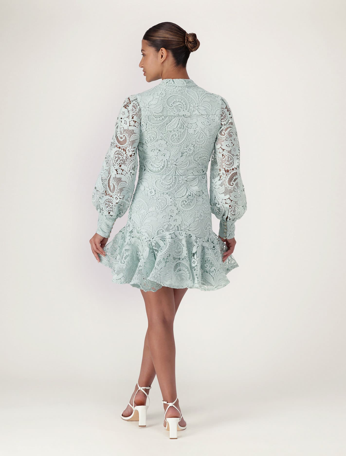 Lace Mini Dress - Iris