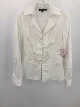 Lafayette 148 Pre-Owned Ivory Button Down Size 6