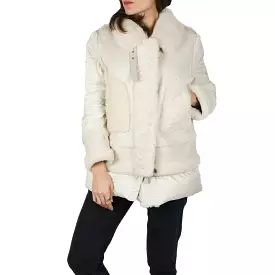 Leather Goose Down Jacket