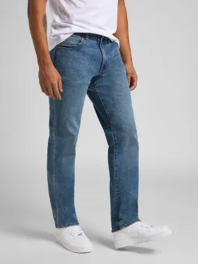 Lee Extreme Motion Straight Stretch Denim Jeans MVP Brady Classic Blue Indigo