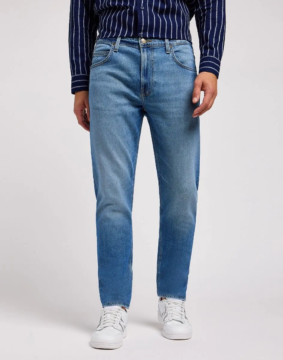 Lee Regular Slim Denim Stretch Jeans Worn In Travis