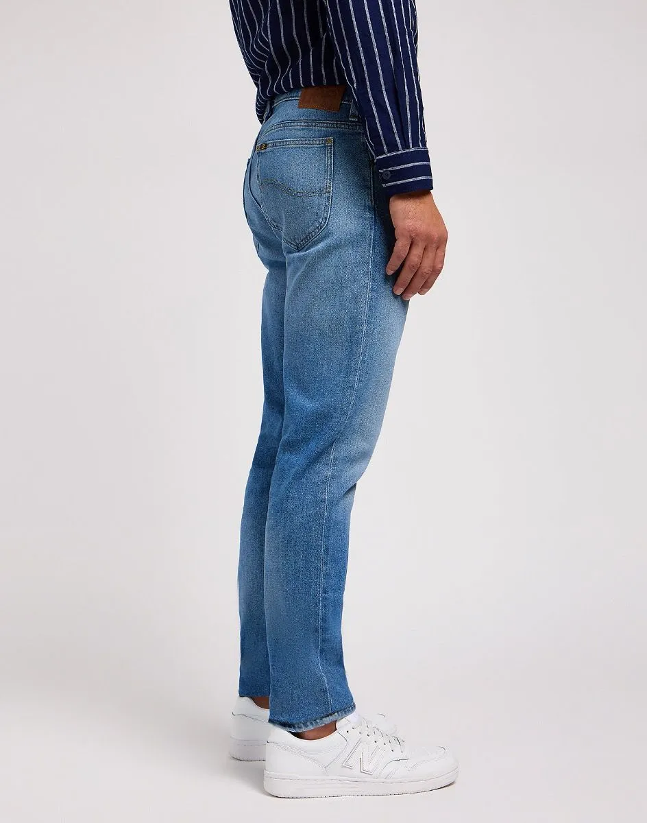 Lee Regular Slim Denim Stretch Jeans Worn In Travis