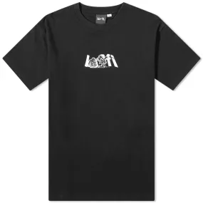 Lo Fi Stone Logo T Shirt Black