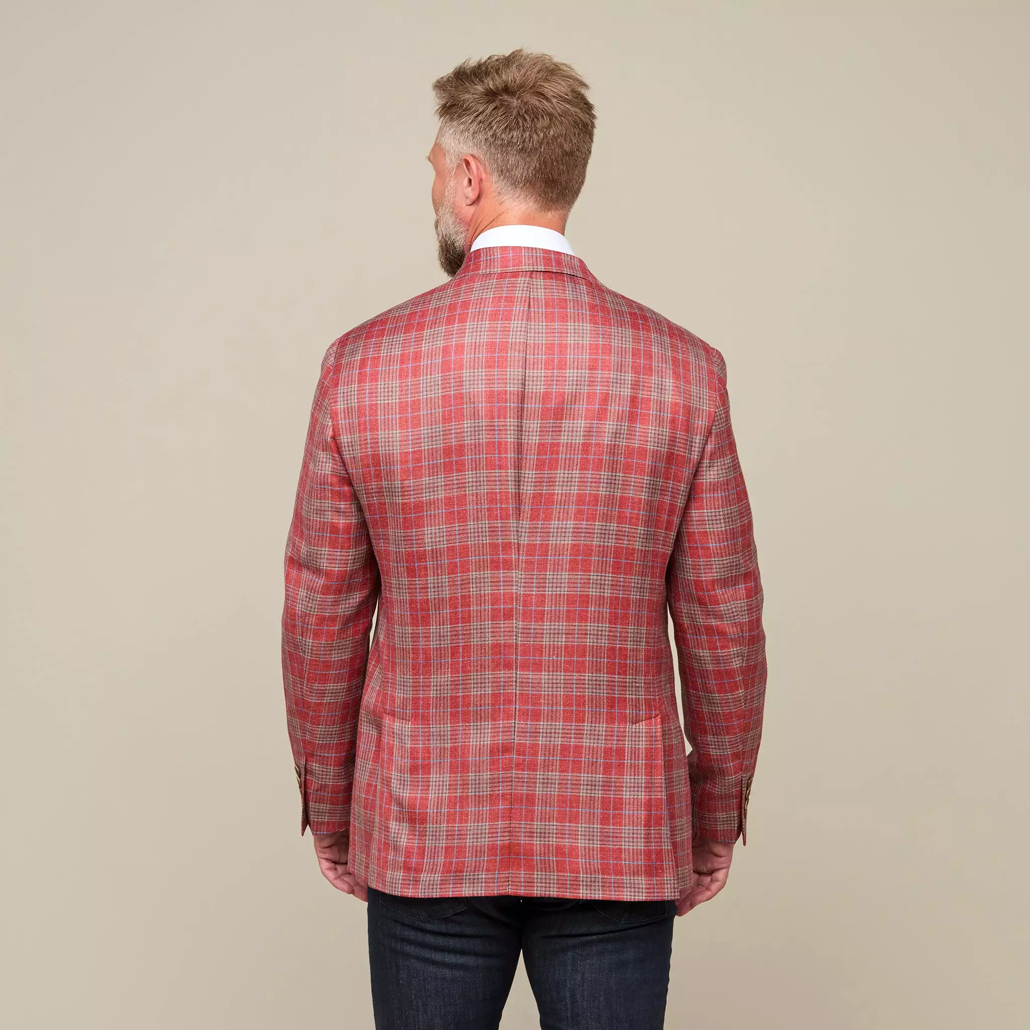 Lucchese Sport Coat Red Blue - Shop Now!