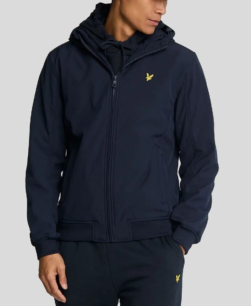 Lyle & Scott Dark Navy Fleece Back Softshell Jacket