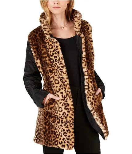 Maison Jules Faux Fur Reversible Jacket for Women