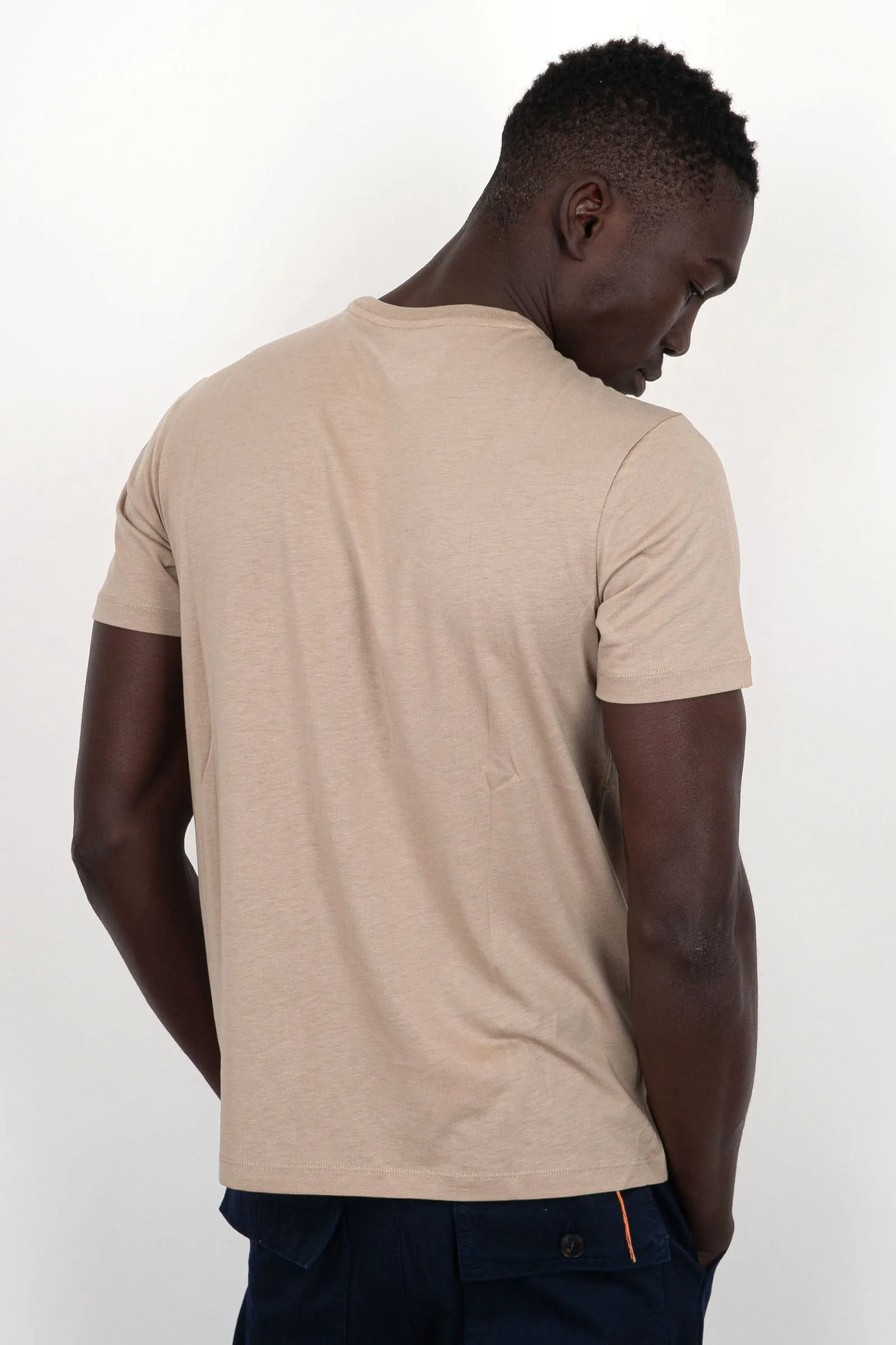 Majestic Filatures Cotton Lyocell Sand T-shirt