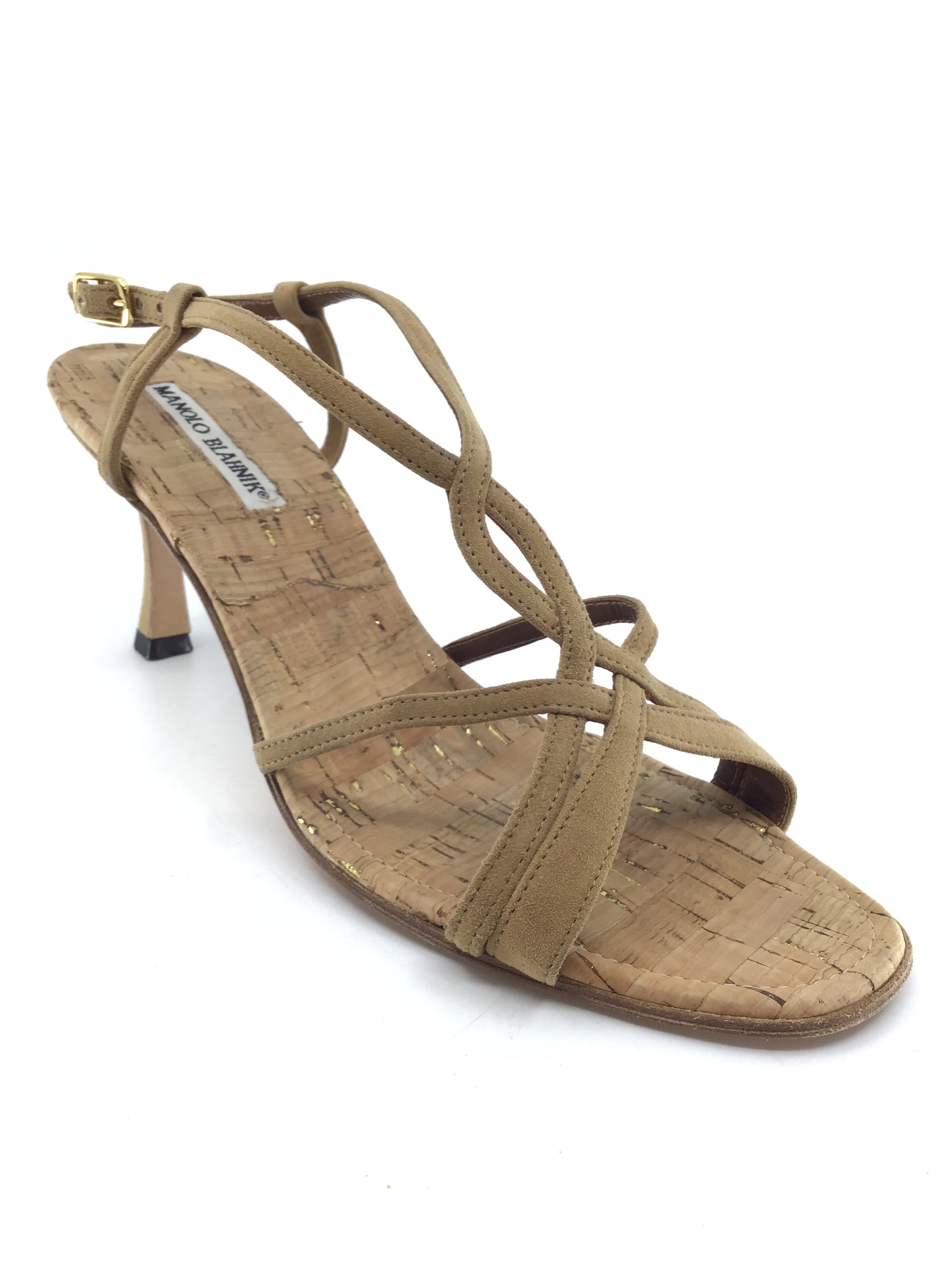 Manolo Blahnik Cork Sandals - Stylish and Comfortable Footwear