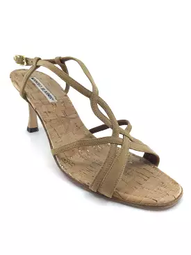 Manolo Blahnik Cork Sandals - Stylish and Comfortable Footwear