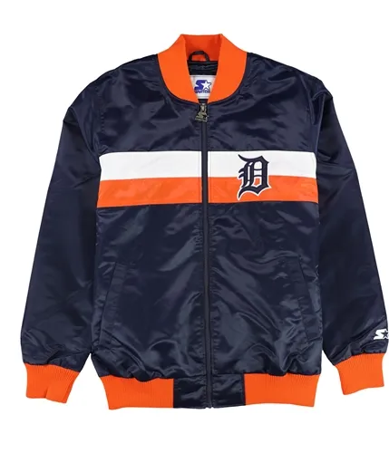 Mens Detroit Tigers Varsity Jacket - Team Logo