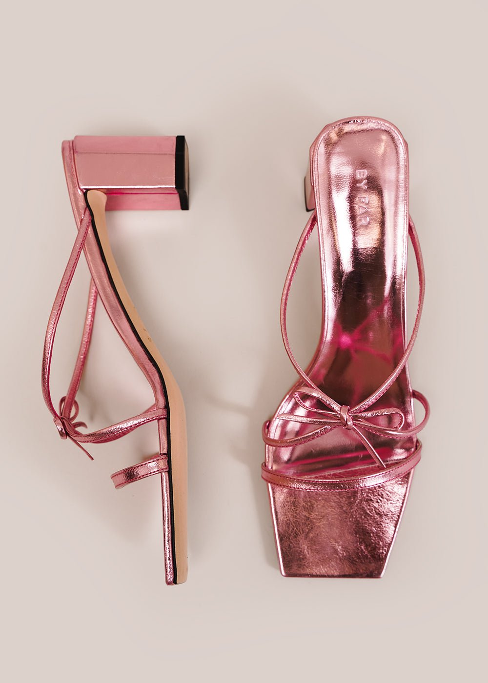 Metallic Pink June Sandals - Summer Beach Shoes