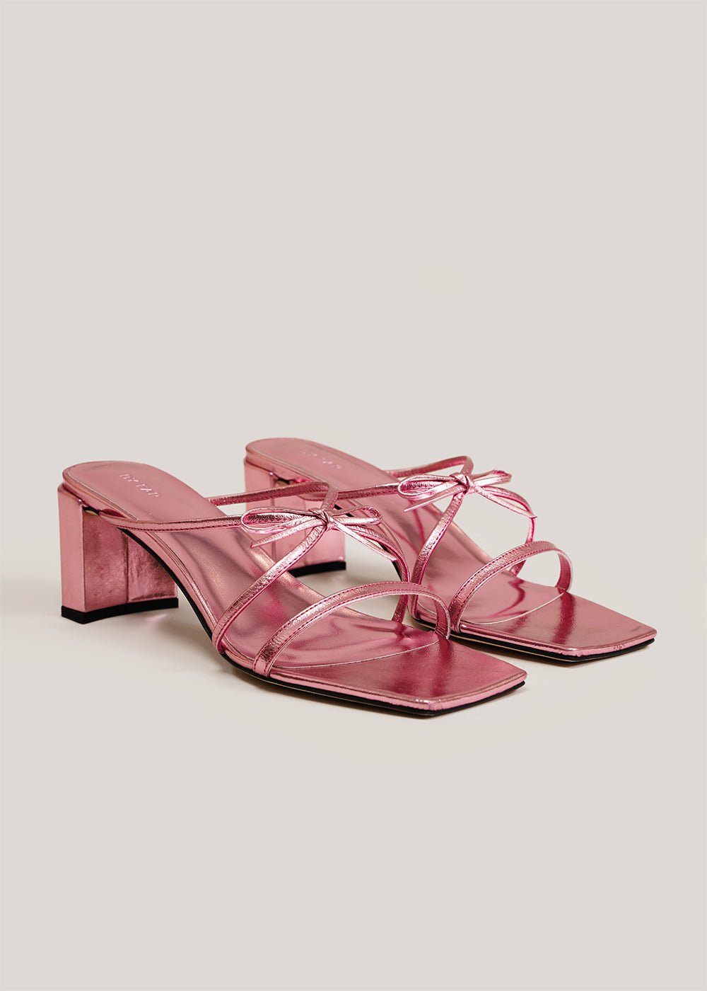 Metallic Pink June Sandals - Summer Beach Shoes