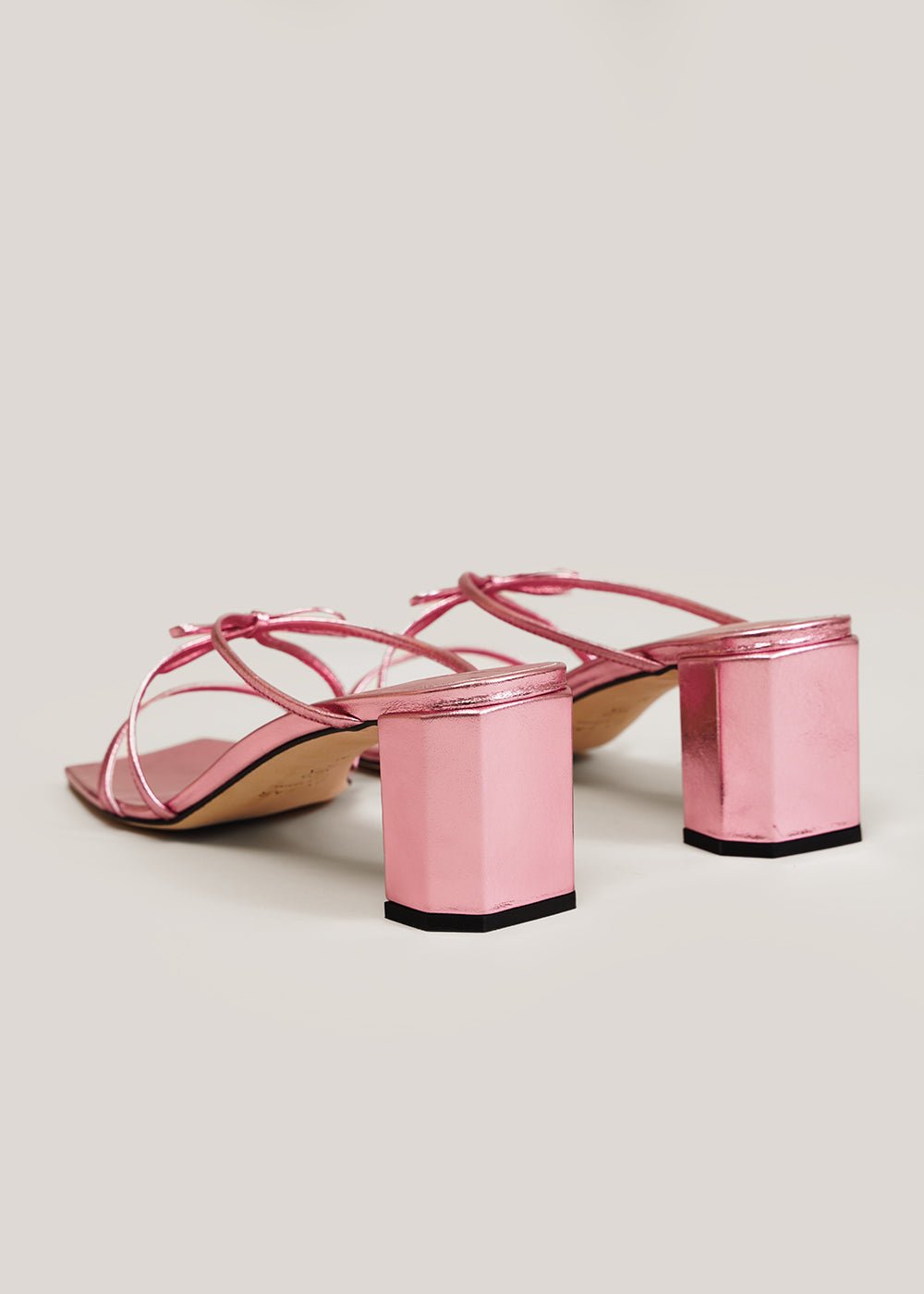 Metallic Pink June Sandals - Summer Beach Shoes