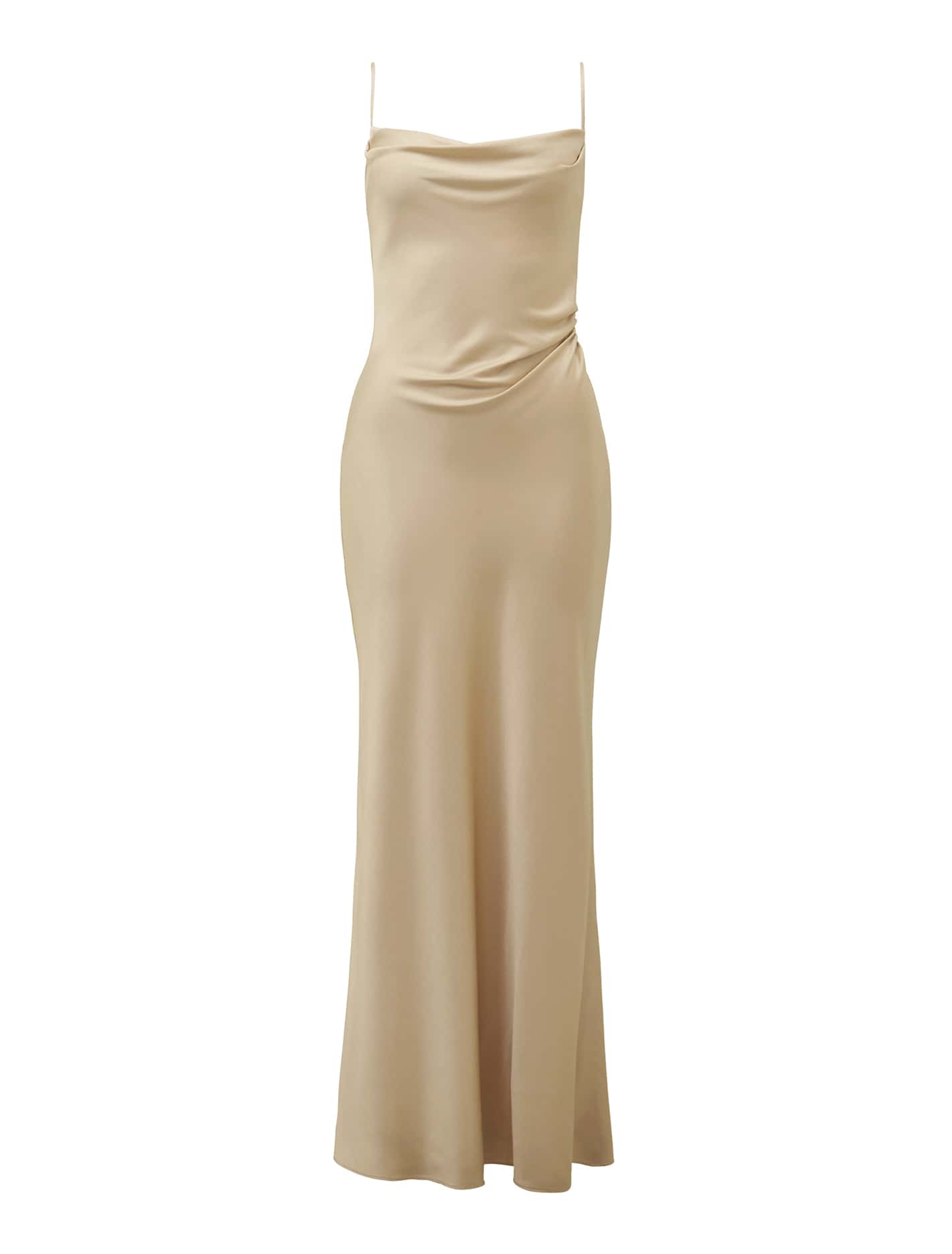 Mia Satin Maxi Dress