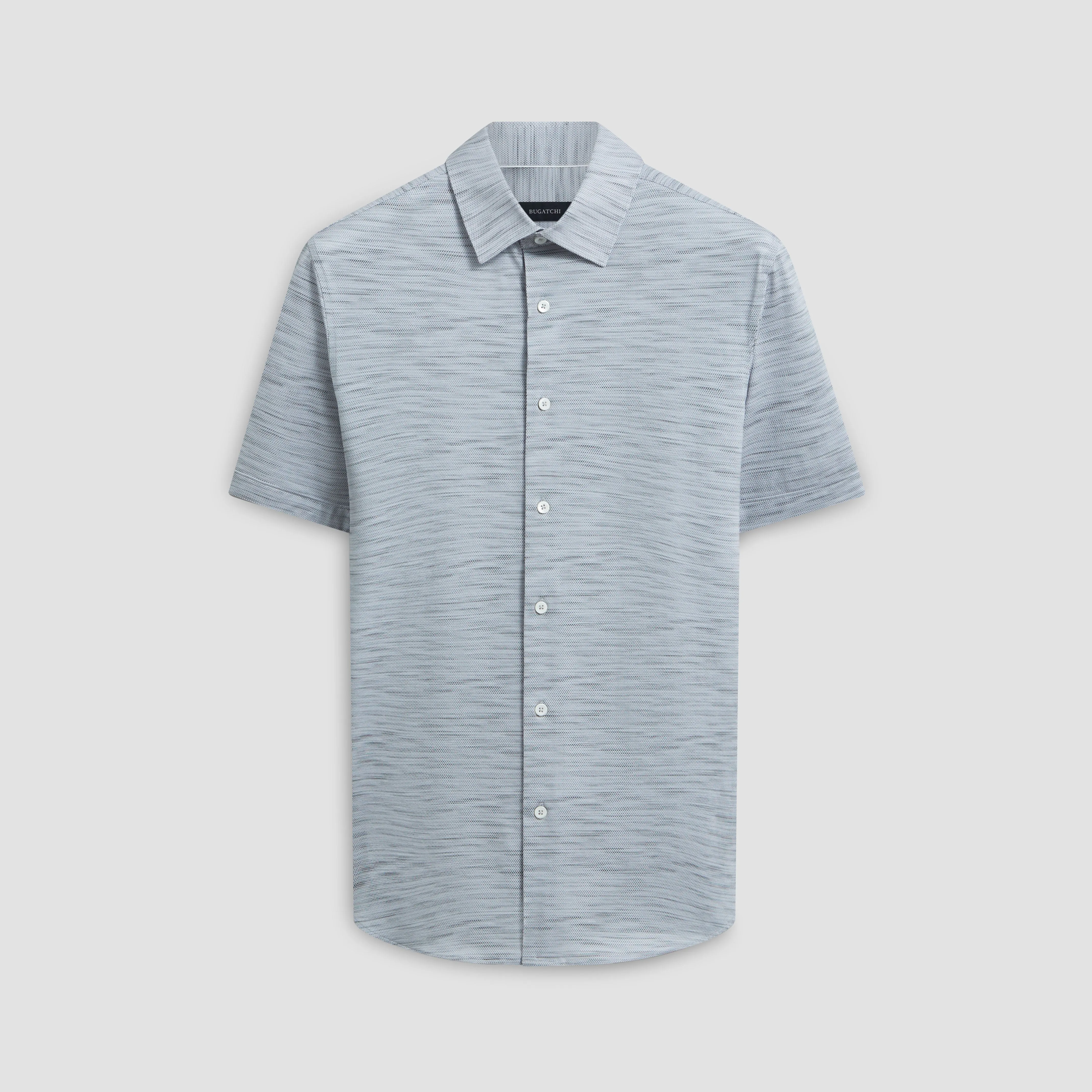 Miles Stitch Print OoohCotton Short Sleeve Shirt