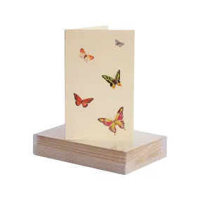 Mini Note Cards - Butterfly Medley Set of 8