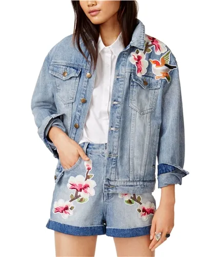 Minkpink Patched Denim Jacket - Women's