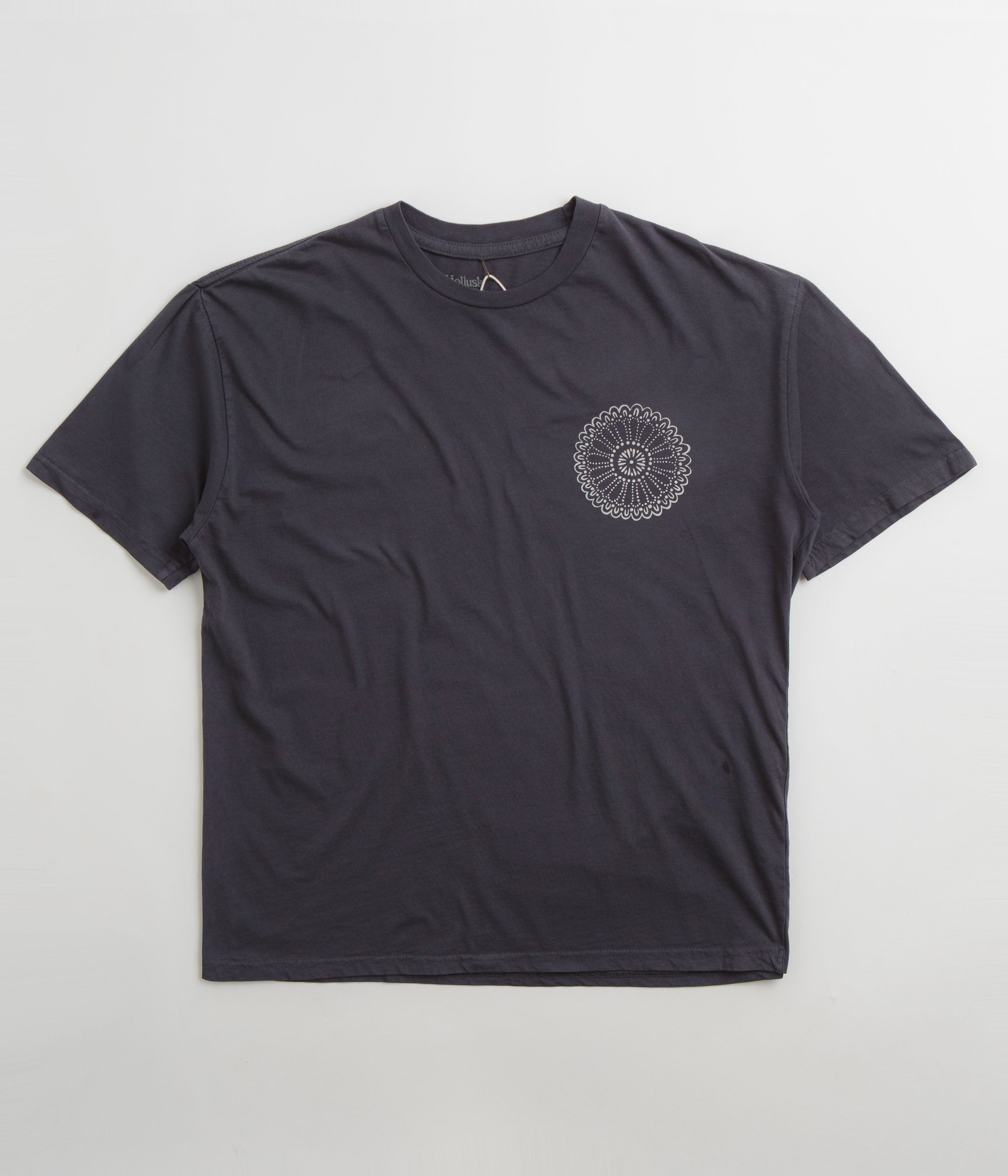 Mollusk Chrysanthemum T-Shirt in Black Indigo