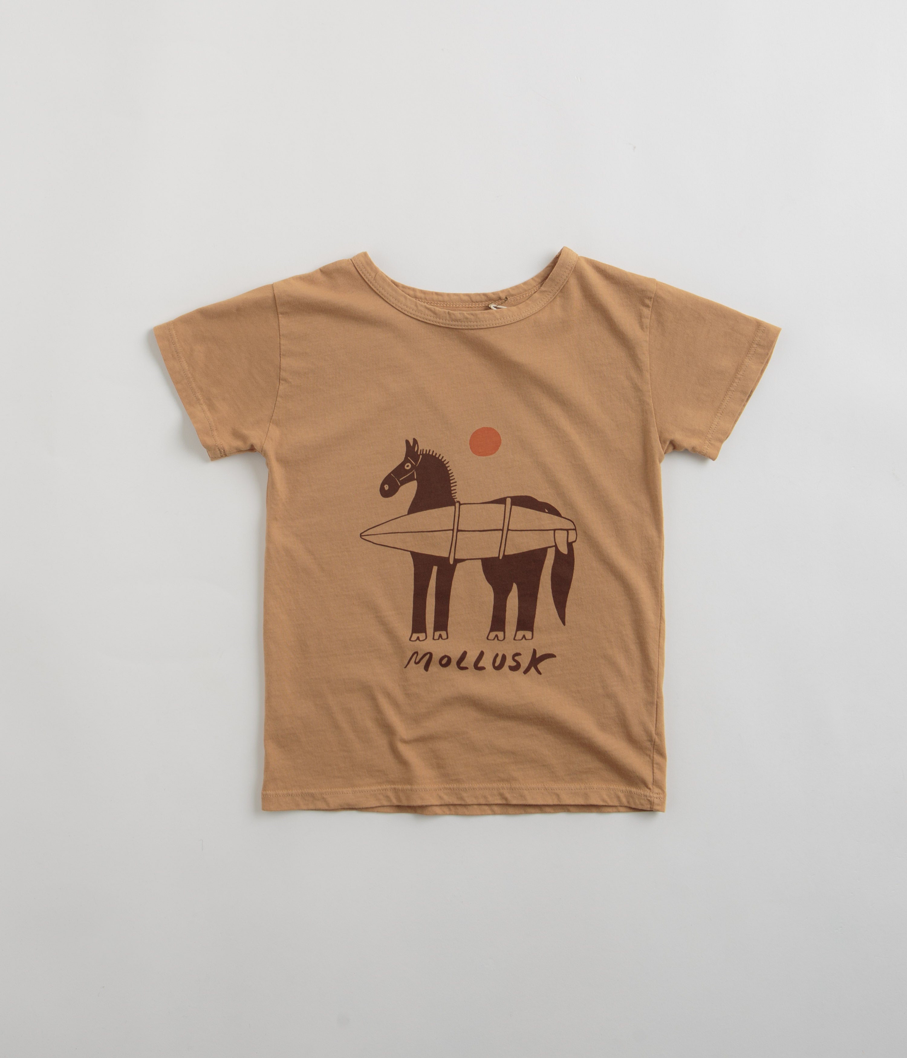 Mollusk Kid's Grazer T-Shirt - Tan Earth