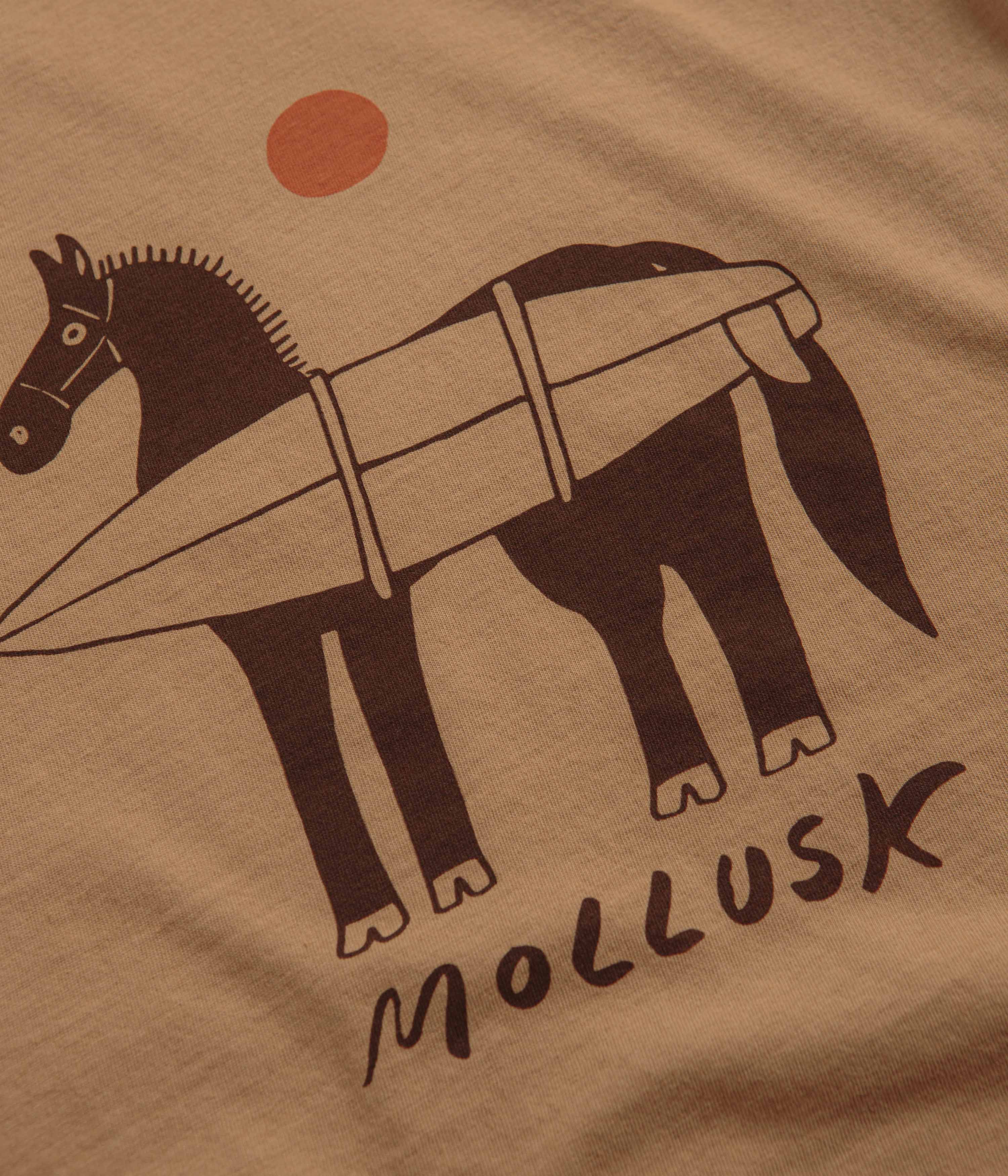 Mollusk Kid's Grazer T-Shirt - Tan Earth