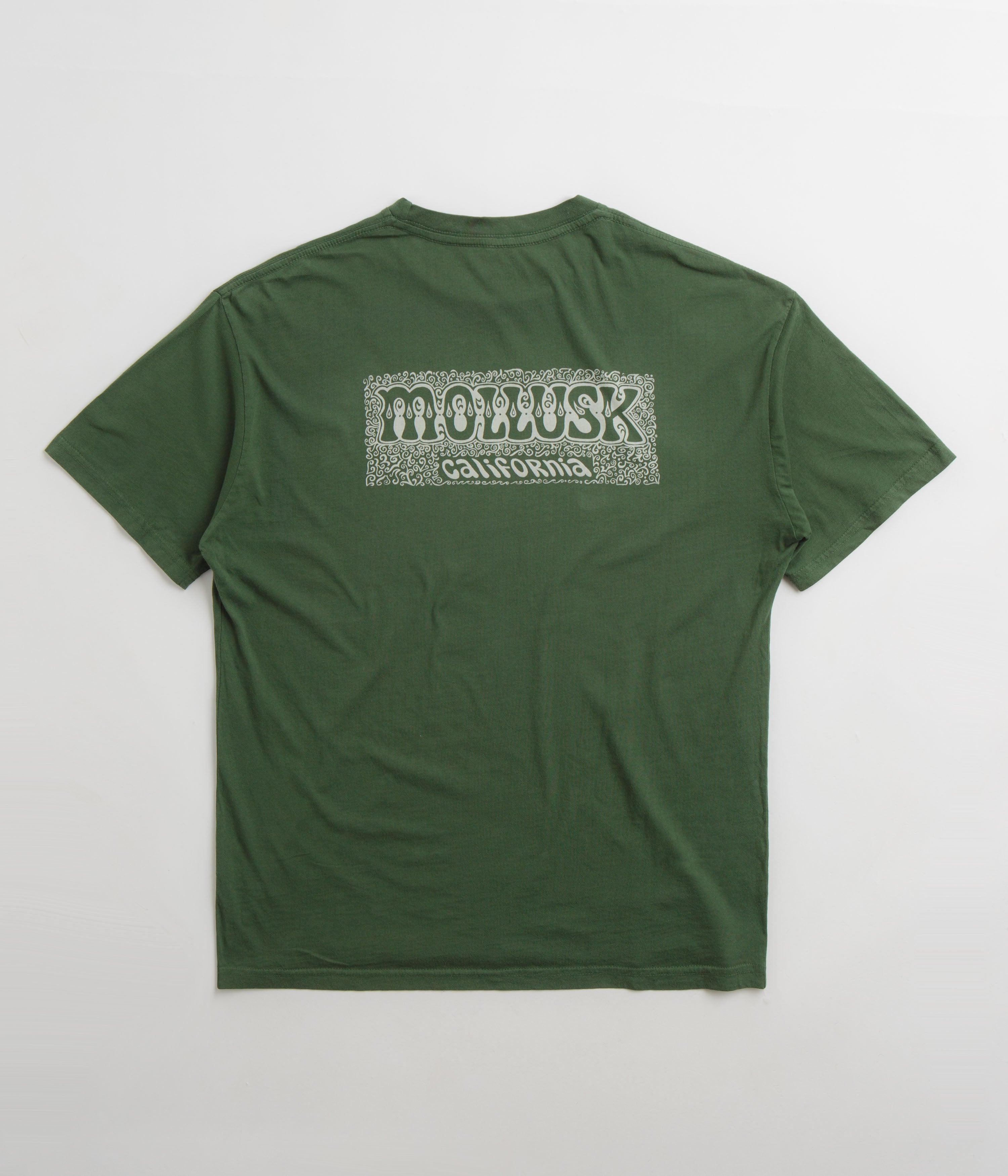 Mollusk Poppies Tee - Schoolhouse Green