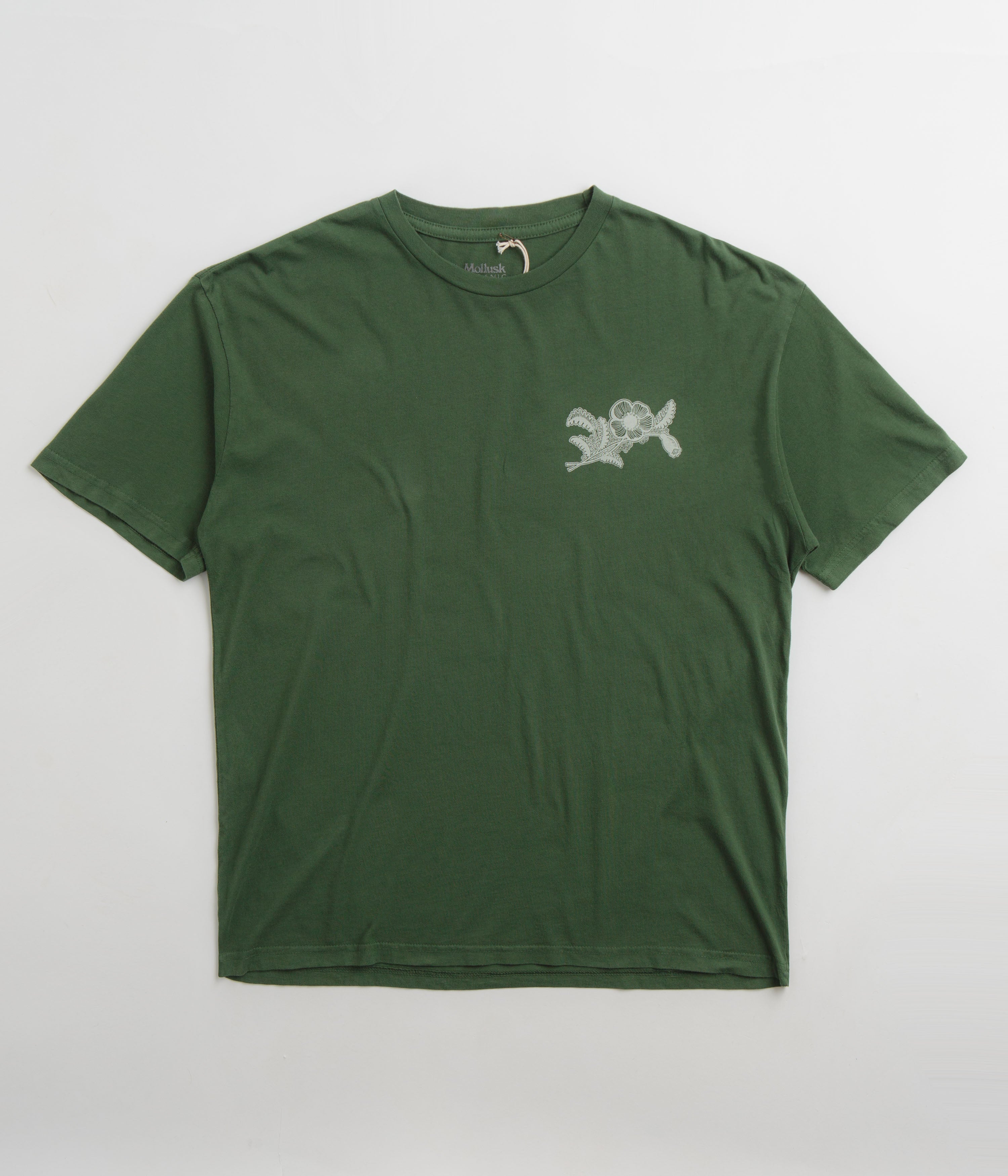 Mollusk Poppies Tee - Schoolhouse Green