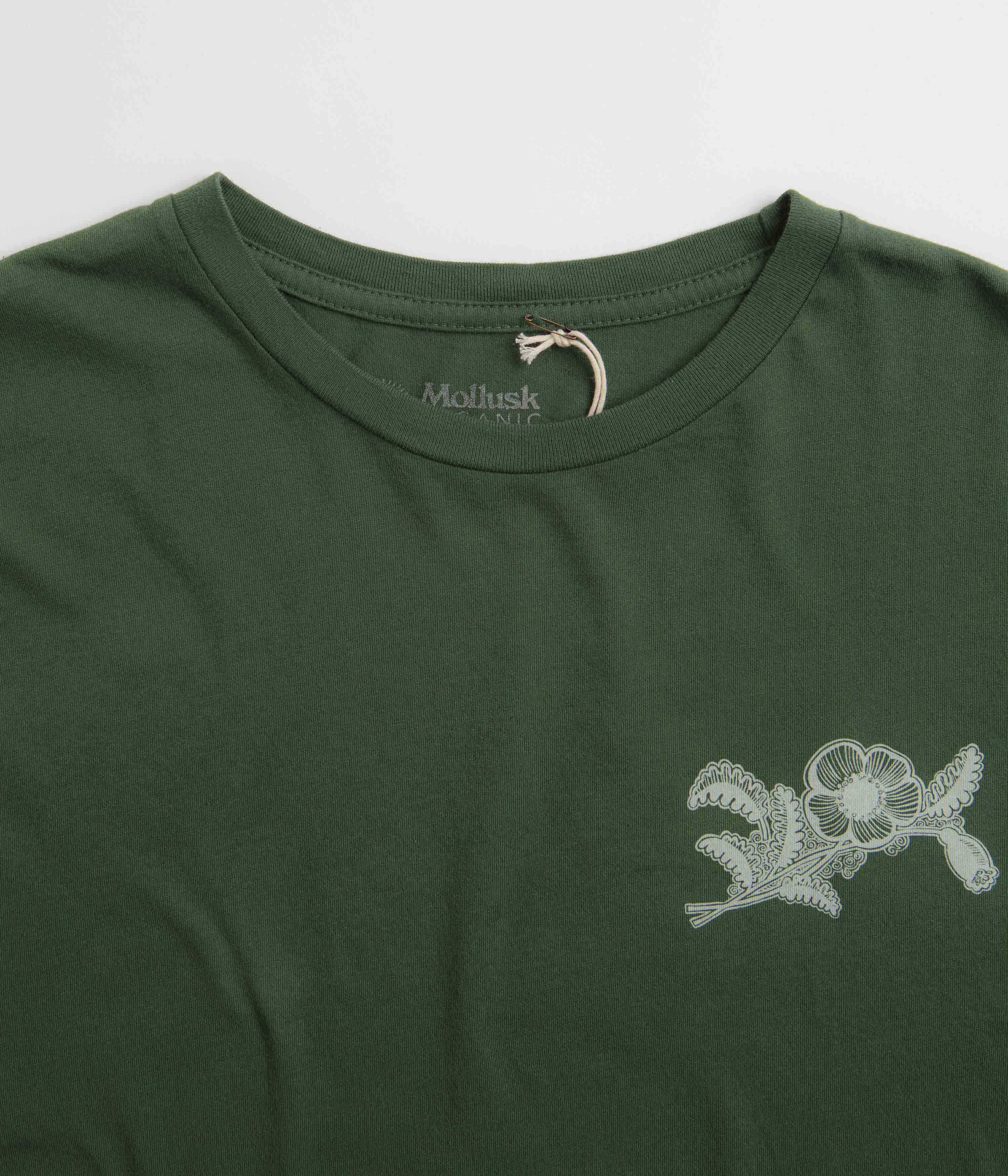 Mollusk Poppies Tee - Schoolhouse Green