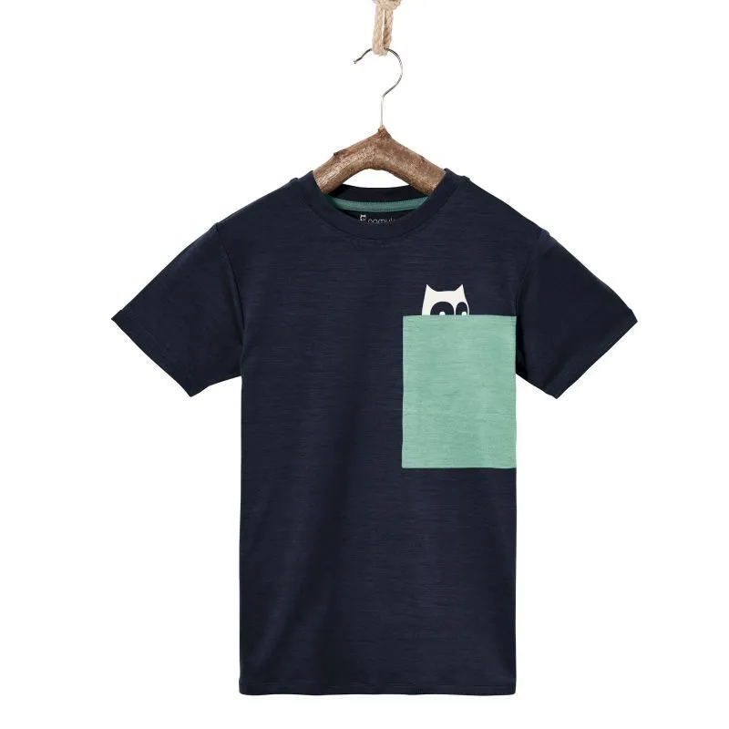 Namuk Pluto Merino Pocket T-Shirt - Maglia merino - Bambino