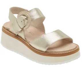 Naot Platform Sandal Radiant Gold Off White Women