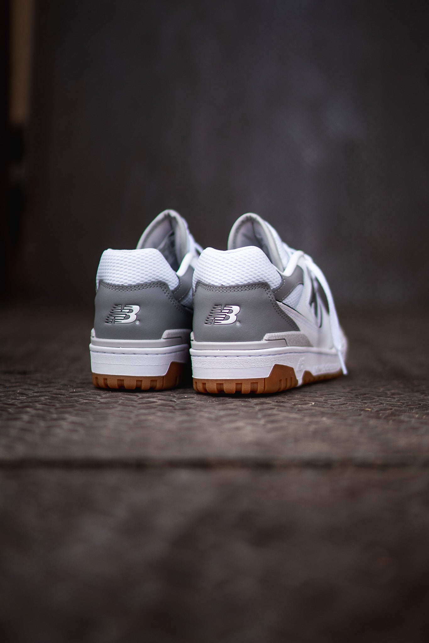 New Balance 550 Shoes in White and Grey - BB550ESC