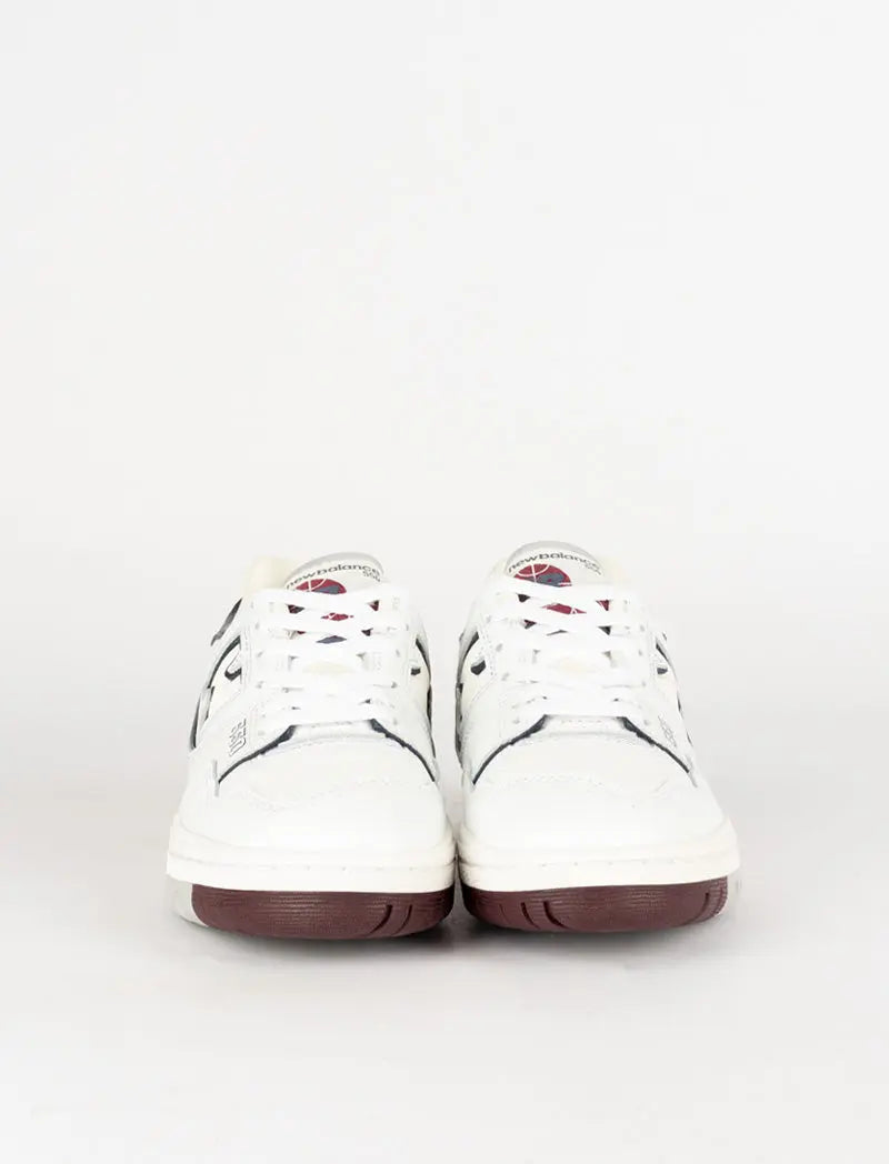 New Balance 550 Sneakers White Natural Indigo Burgundy