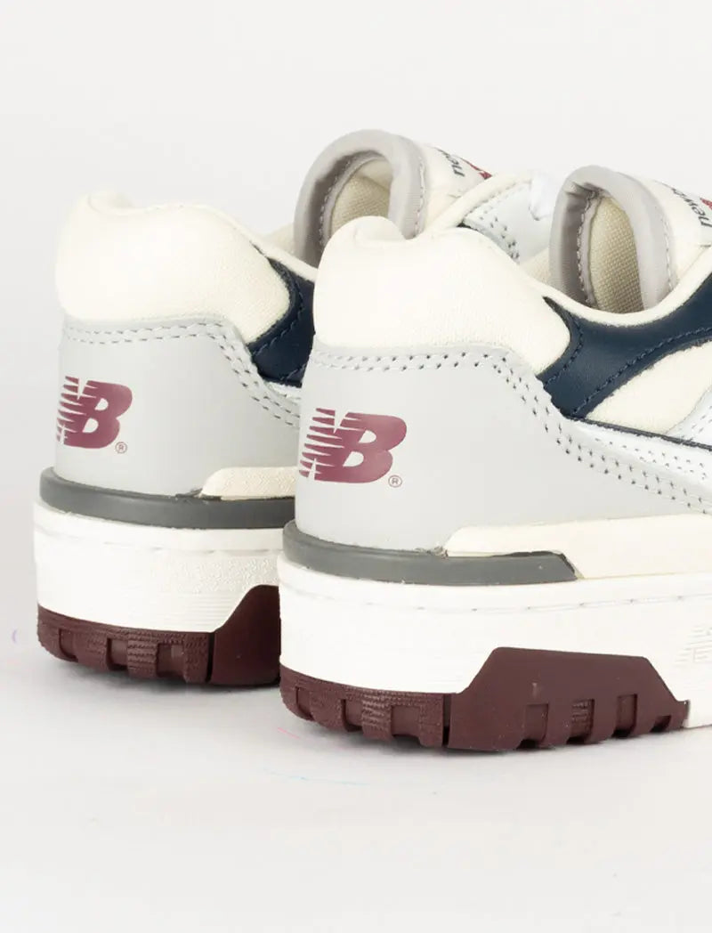 New Balance 550 Sneakers White Natural Indigo Burgundy