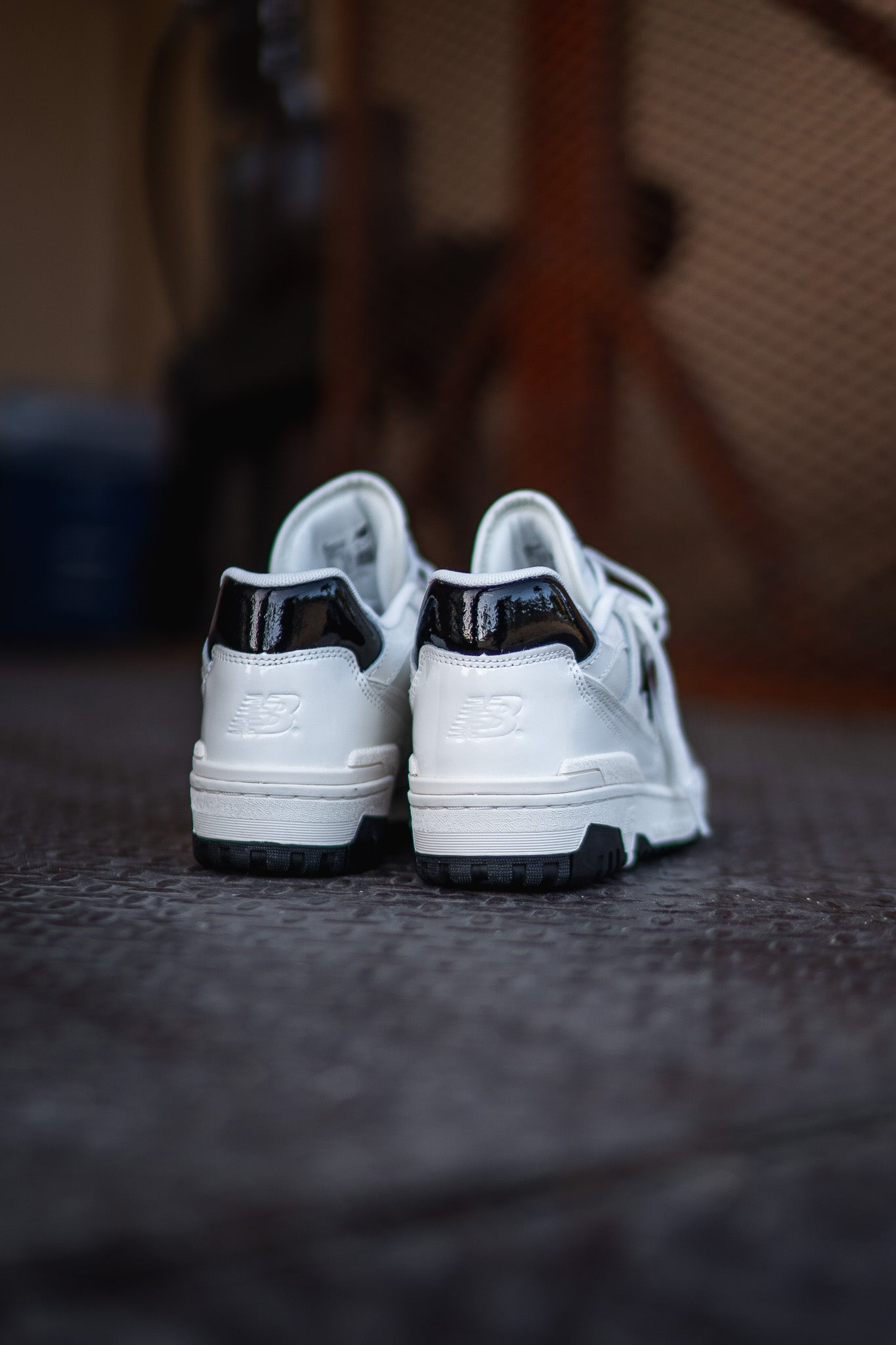 New Balance 550 White Black Sneakers 