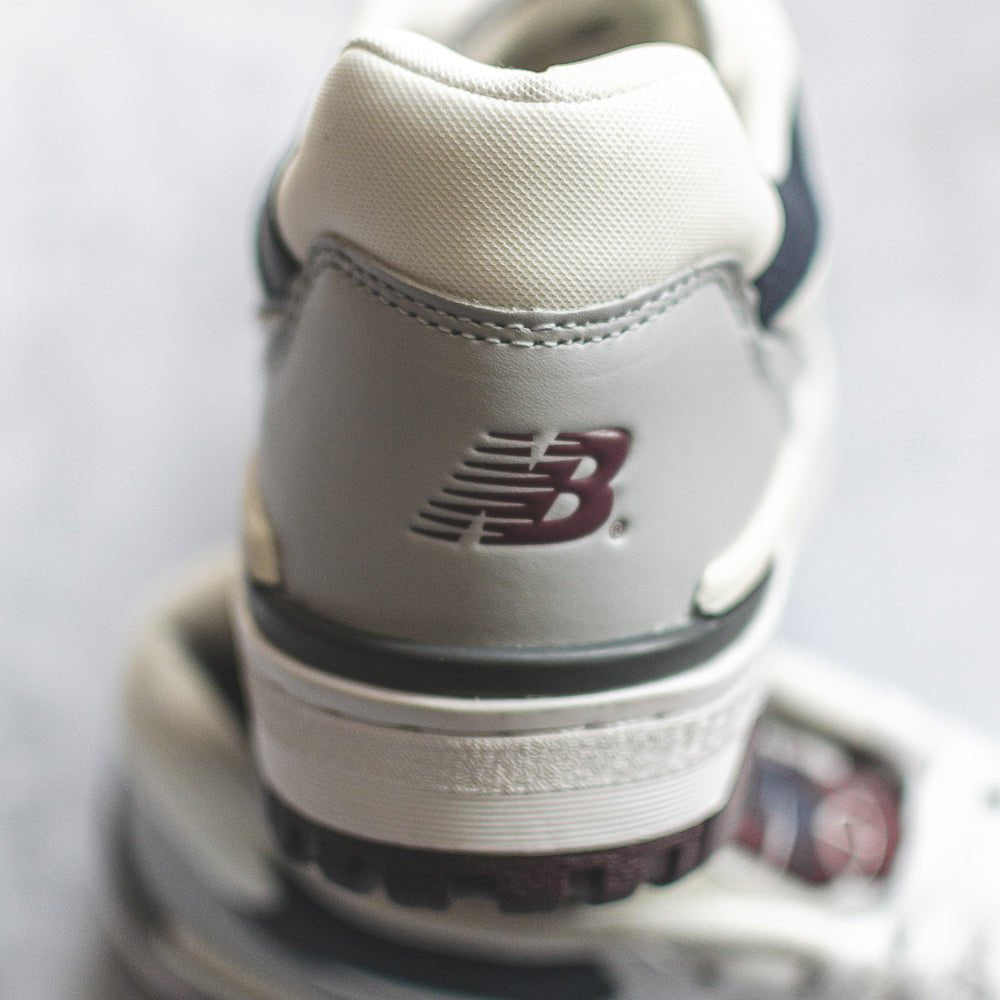 New Balance 550 - White Burgundy Navy