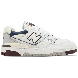 New Balance 550 - White Burgundy Navy