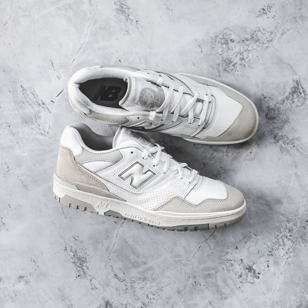 New Balance 550 White Grey - Popular Keywords: White Grey New Balance 550, New Balance 550 Sneakers, New Balance 550 White Grey 