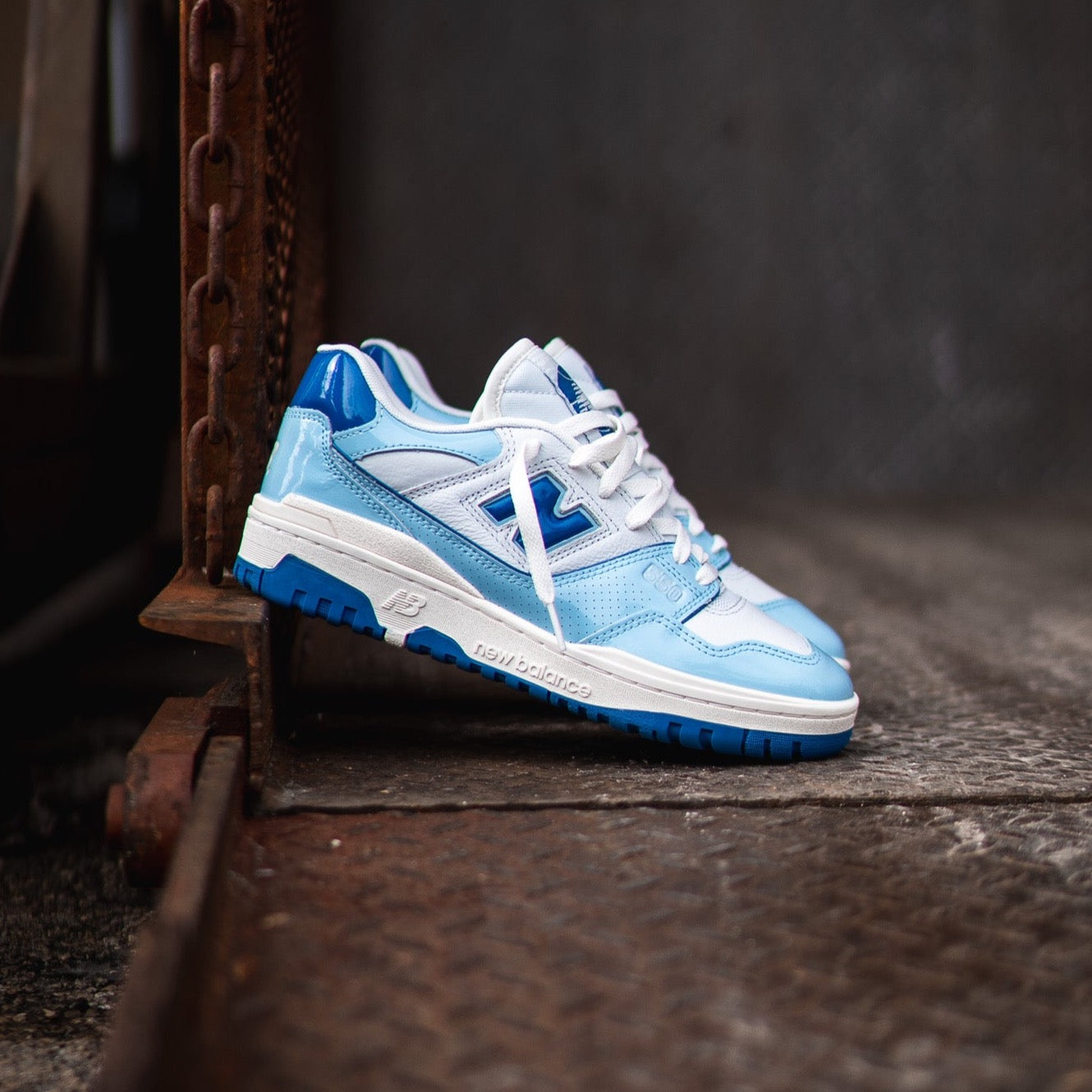 New Balance 550 White Powder Blue | BB550YKE | Men's Athletic Shoes