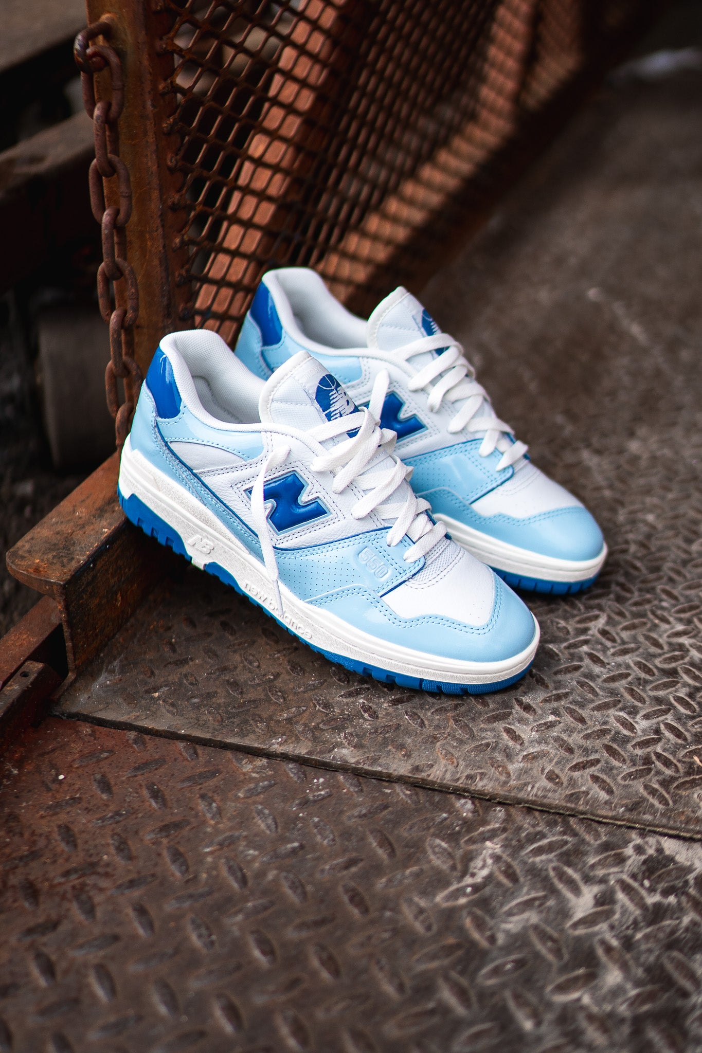 New Balance 550 White Powder Blue | BB550YKE | Men's Athletic Shoes