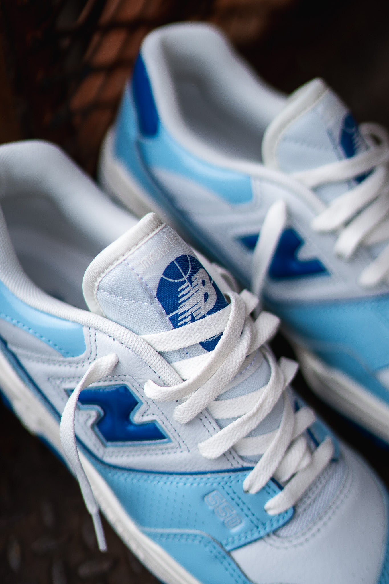 New Balance 550 White Powder Blue | BB550YKE | Men's Athletic Shoes