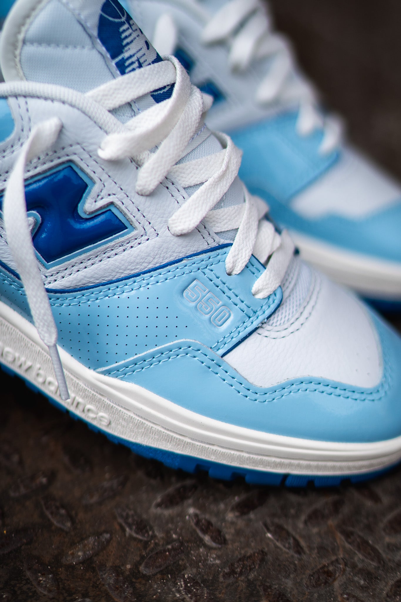 New Balance 550 White Powder Blue | BB550YKE | Men's Athletic Shoes